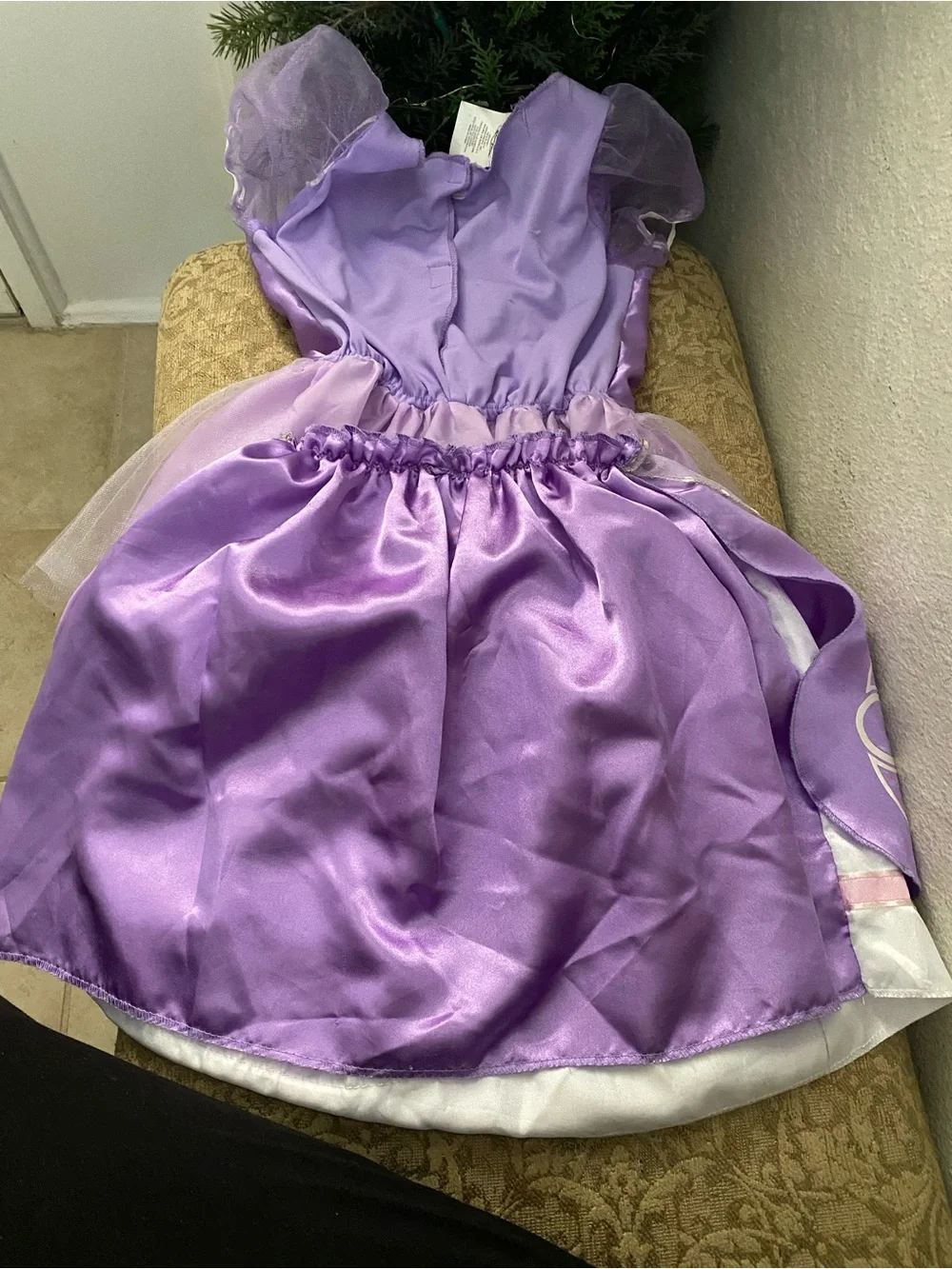 Disney Purple Sofia the First Dress-Up Dress and Headband Size4-6x